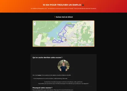 Promouvoir course 10km Lucas Guyot